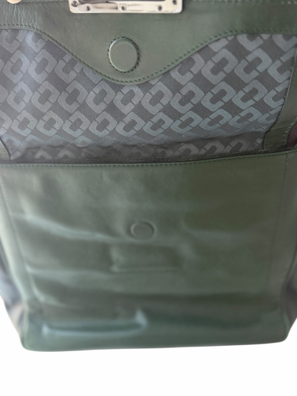 DIANE VON FURSTENBERG DVF Highline Colorblock Leather Tote Bag Laptop Work - Picture 7 of 16